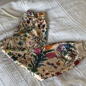 Gucci Floral Print Track Pants - Multicolor